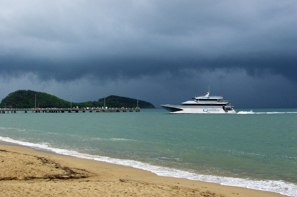 Palm Cove pier and QS