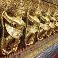 Traditional Thai wat art